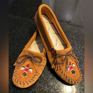Minnetonka moccasins, soft sole